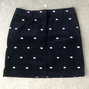 NWT Talbots Polar Bear Skirt